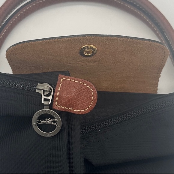 LONGCHAMP LE PLIAGE ORIGINAL M HANDBAG Black - Recycled Canvas L16230890… - Picture 13 of 13